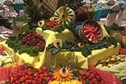 水果展示:菲律宾十大彩票平台餐饮